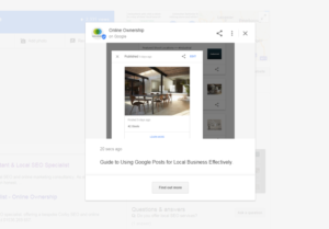 Google posts guide