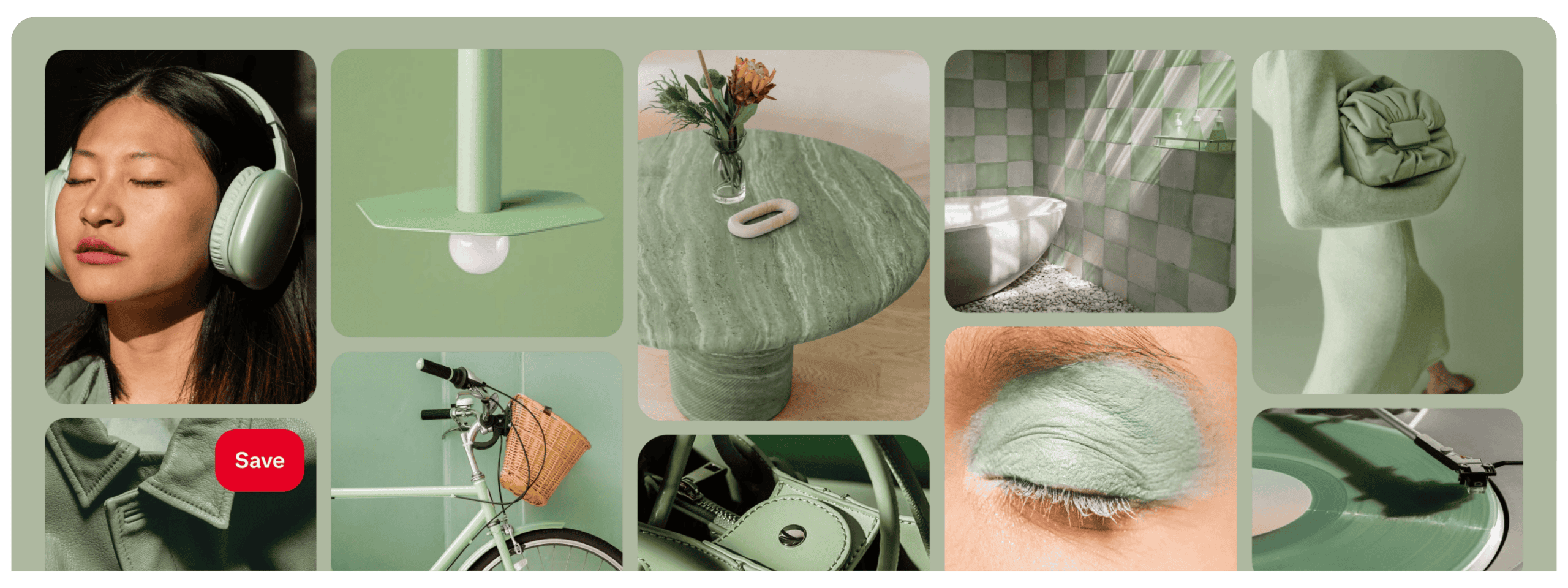 The Pinterest Palette™ 2026 - Jade Collage